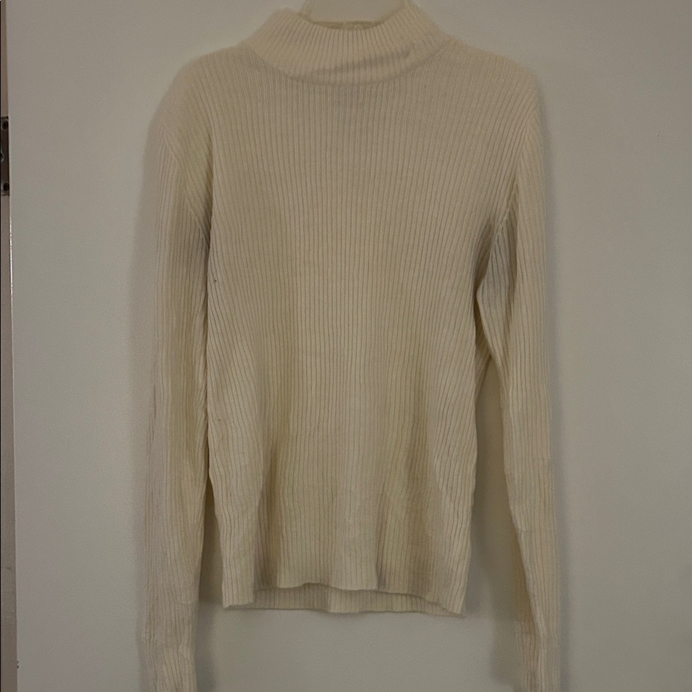 Moda Cream Knit Turtleneck